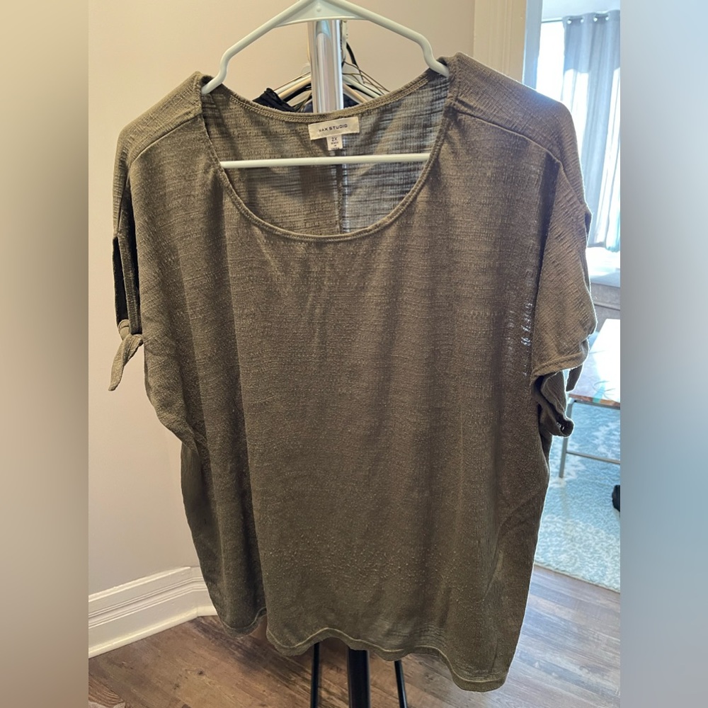 Tied Sleeve Blouse